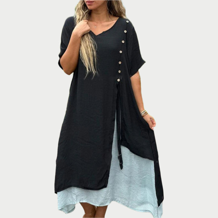 Elegantes Stufenkleid