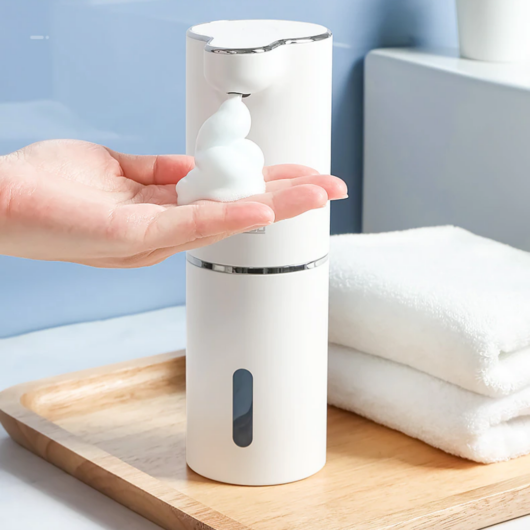 Seifenspender automatisch berührungslos Schaum - Sensor Hygiene Spender Herbst Erkältung Badezimmer