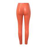 Figuurvormende Leren Legging