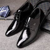 Formele Croco Zwarte Schoenen
