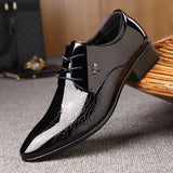 Formele Croco Zwarte Schoenen