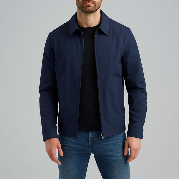 Übergangsjacke für den Herbst - Stilvolle Jacke mit Stehkragen für Herren
