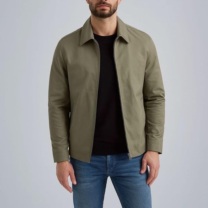 Übergangsjacke für den Herbst - Stilvolle Jacke mit Stehkragen für Herren