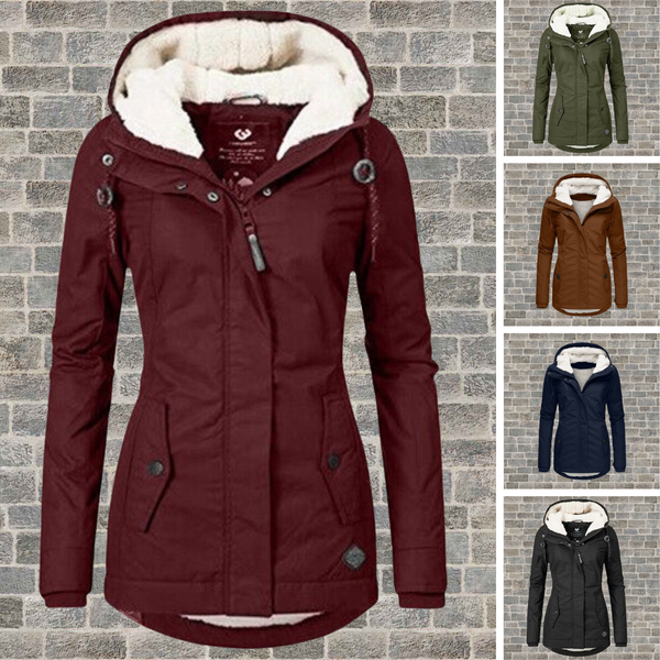 Gabriella Parka | Wasserdichter langer Winterparka mit Kapuze und Fleecefutter für Damen