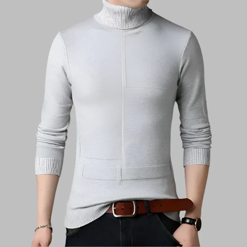 Gents Rollkragenpullover | Eleganter Herren Strickpullover Sweater