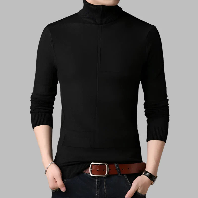 Gents Rollkragenpullover | Eleganter Herren Strickpullover Sweater