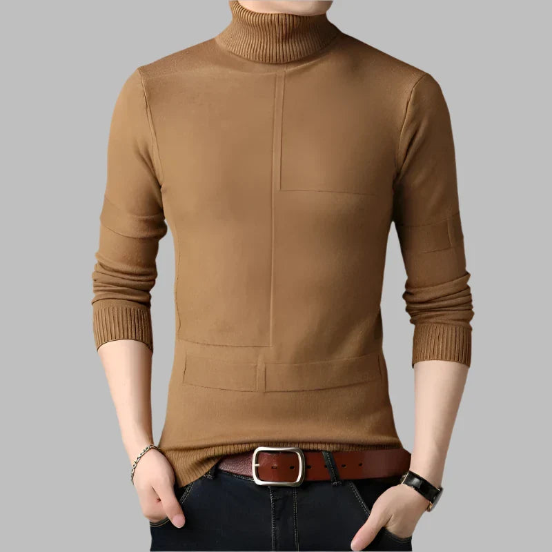 Gents Rollkragenpullover | Eleganter Herren Strickpullover Sweater