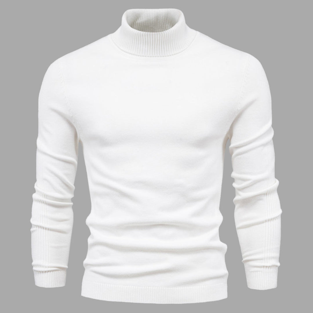 Rollkragenpullover für den Herbst - Hochwertiger waschbarer Pullover für Herren