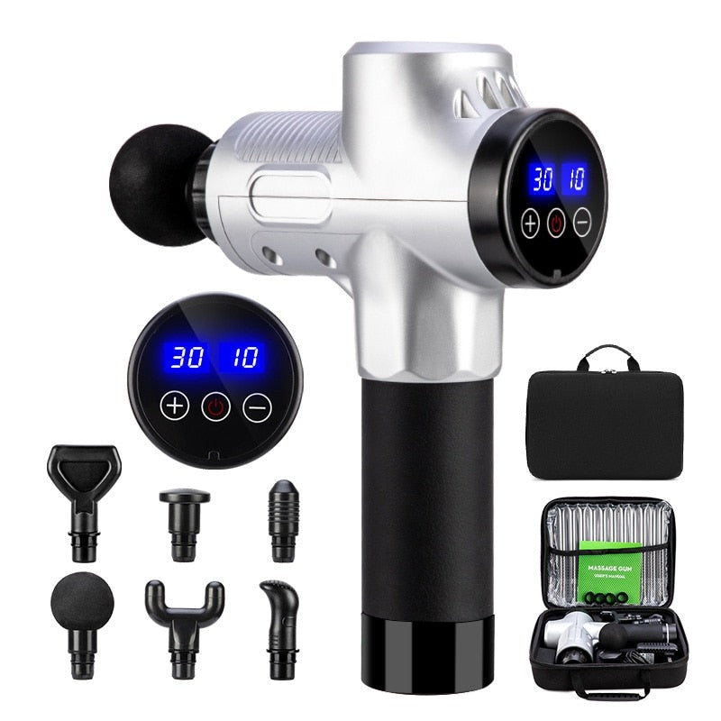 Massage Pro elektrisch kabellos Akku - Massage Gun Muskeln Sport Entspannung Herbst Training