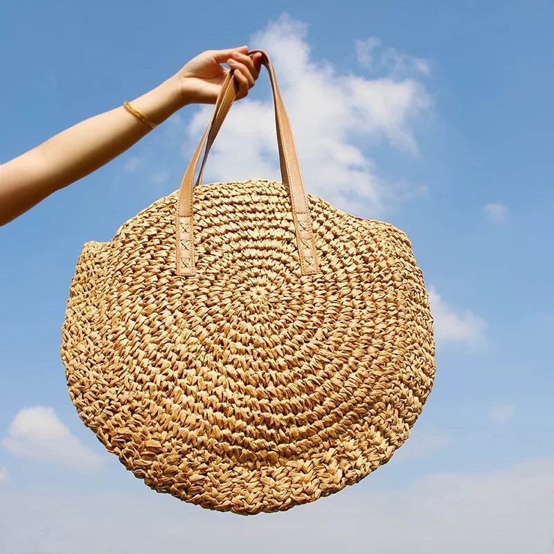 Vintage rattan bag hotsell