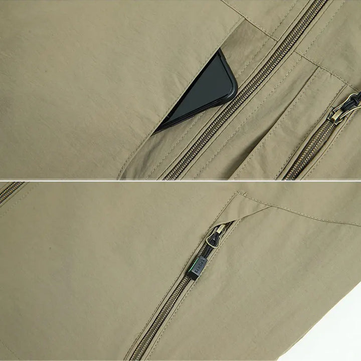Militär Jagd- und Anglerweste | Leicht Multifunktionsweste mit Taschen Für Herren | Sommerweste