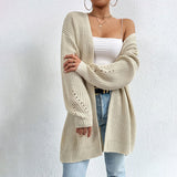 Lang Gebreid vest met subtiele details voor dames