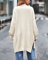 Lang warm vest met lange mouwen voor dames