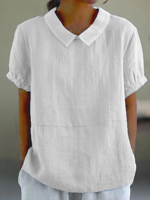 Leichte Kurzarm Bluse