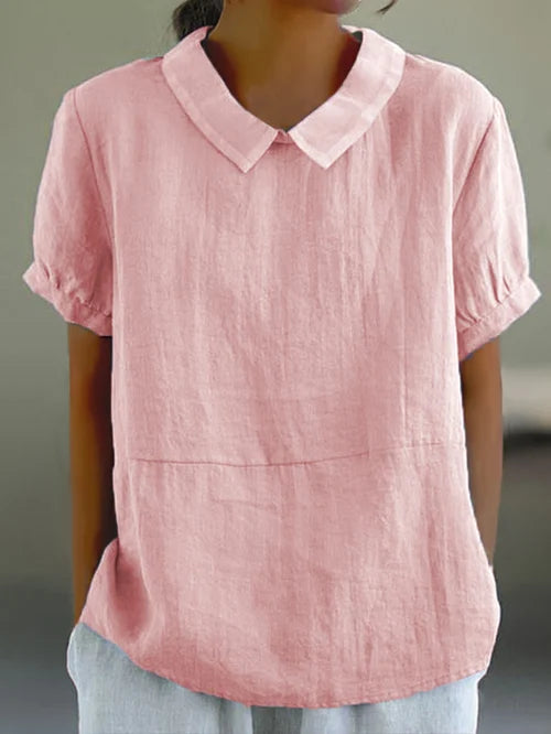 Leichte Kurzarm Bluse