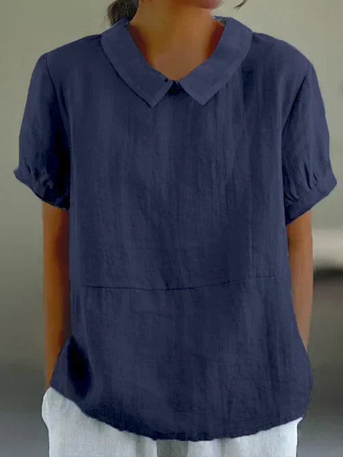 Leichte Kurzarm Bluse