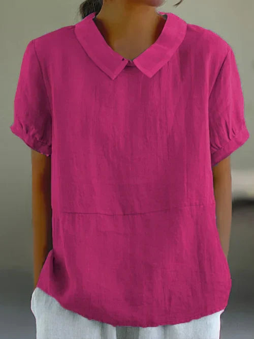 Leichte Kurzarm Bluse