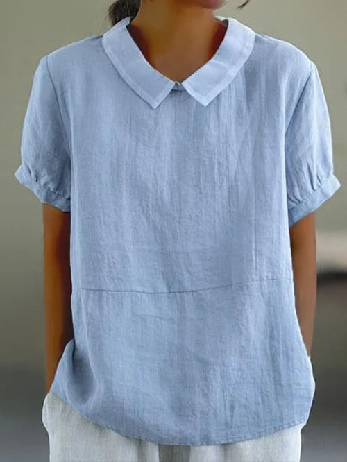 Leichte Kurzarm Bluse