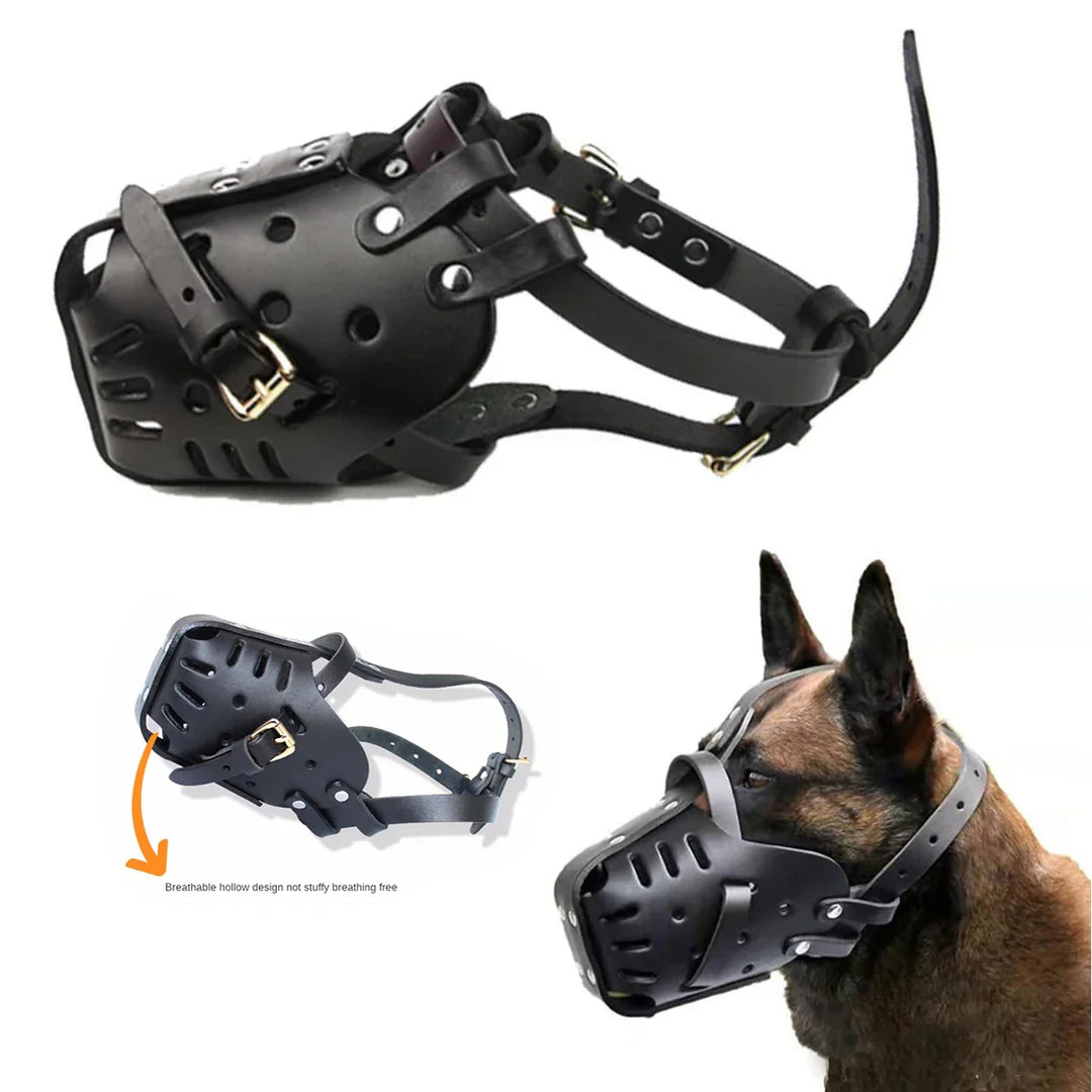 Leren Muilkorf voor Honden
