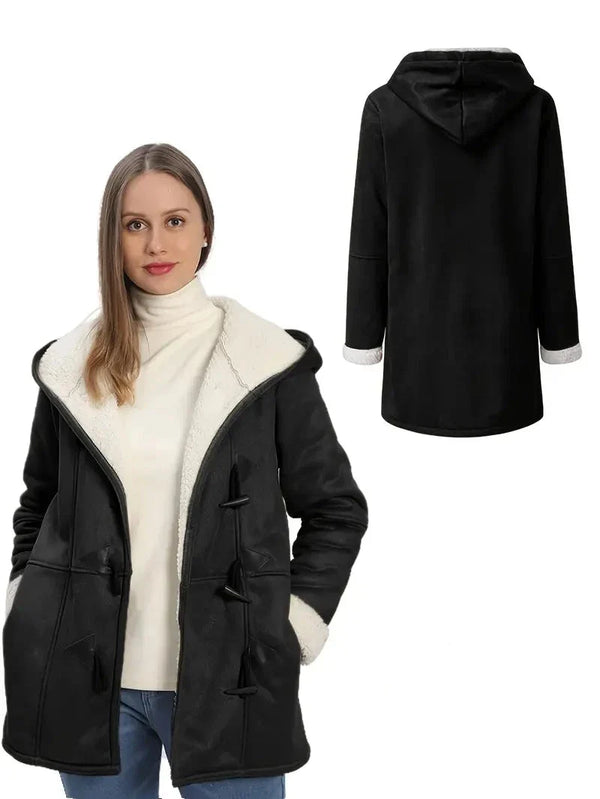 Maris Paris Fleece Parka | Lange wasserfeste Winterparka mit Fleece-Futter für Damen