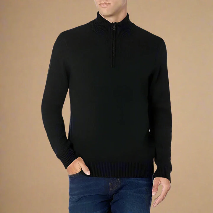 Troyer für den Herbst - Moderner Half Zip Pullover für Herren