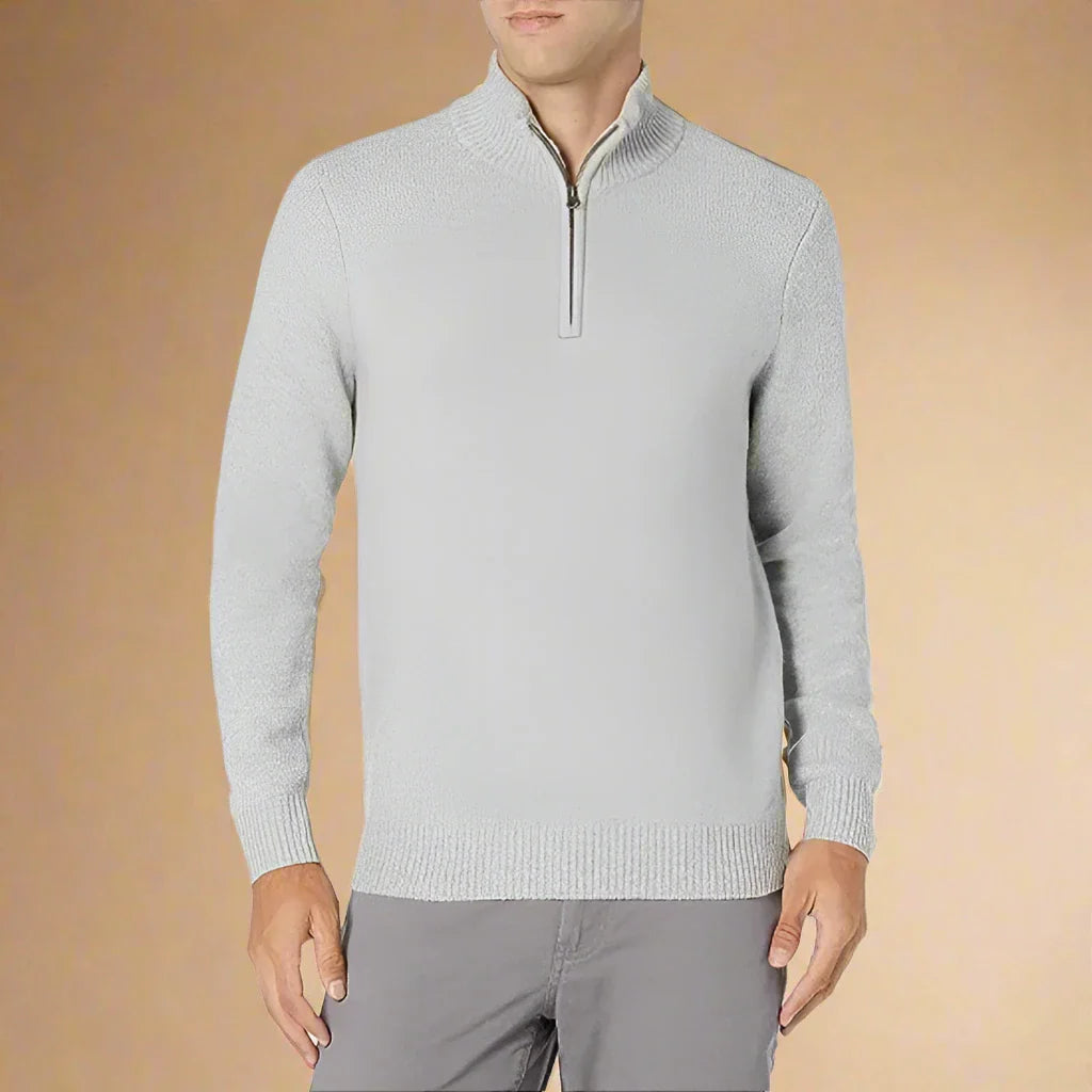 Troyer für den Herbst - Moderner Half Zip Pullover für Herren