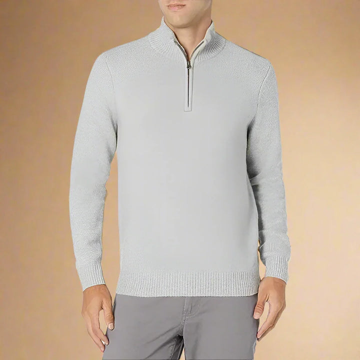 Troyer für den Herbst - Moderner Half Zip Pullover für Herren