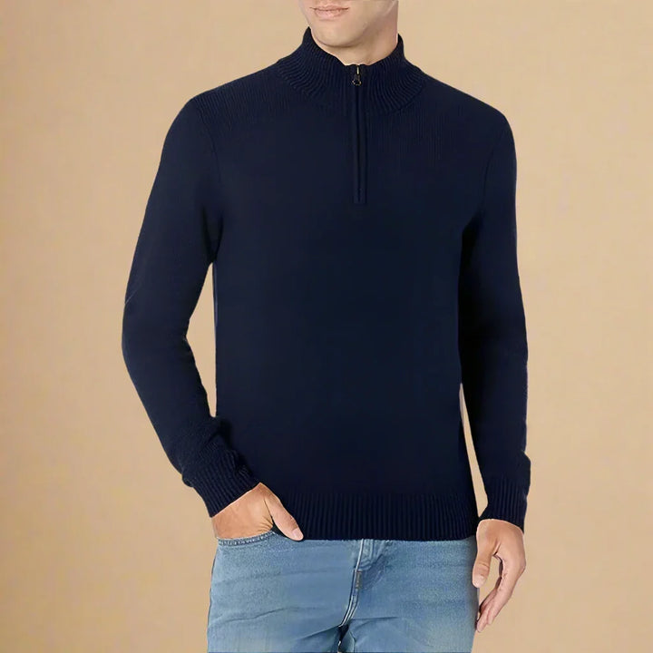 Troyer für den Herbst - Moderner Half Zip Pullover für Herren