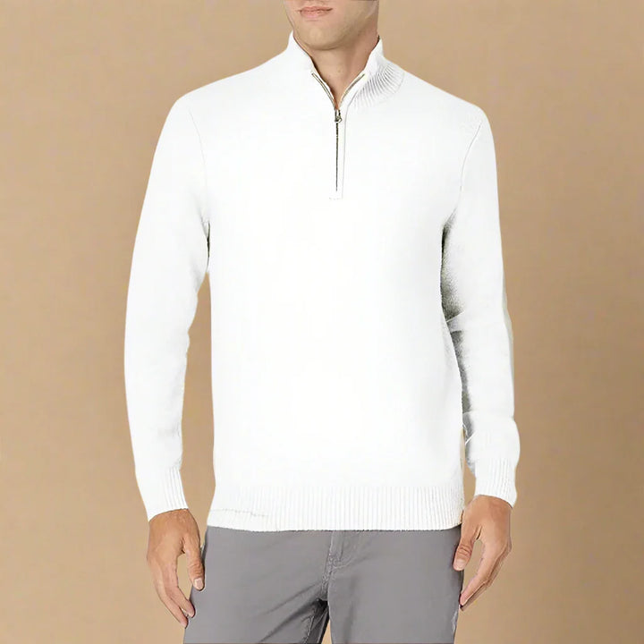 Troyer für den Herbst - Moderner Half Zip Pullover für Herren