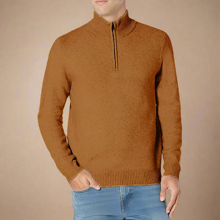 Troyer für den Herbst - Moderner Half Zip Pullover für Herren