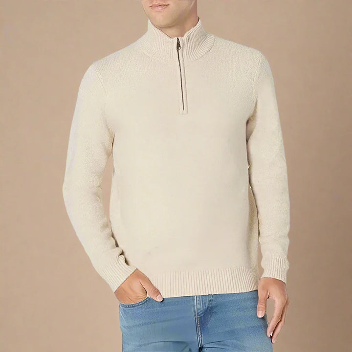 Troyer für den Herbst - Moderner Half Zip Pullover für Herren