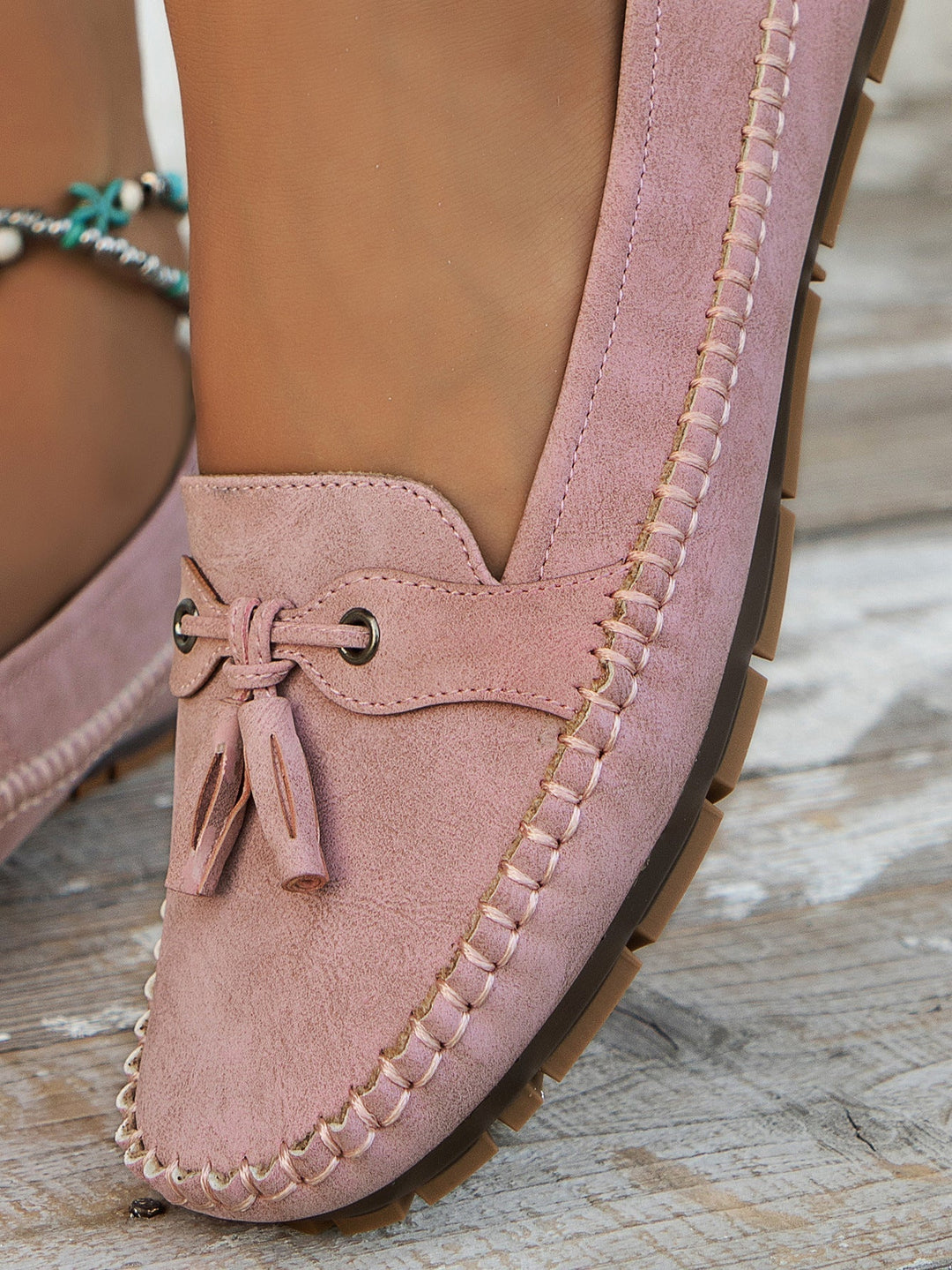 Mokassins für Damen - Bequeme Halbschuhe mit Fußbett für Sommer