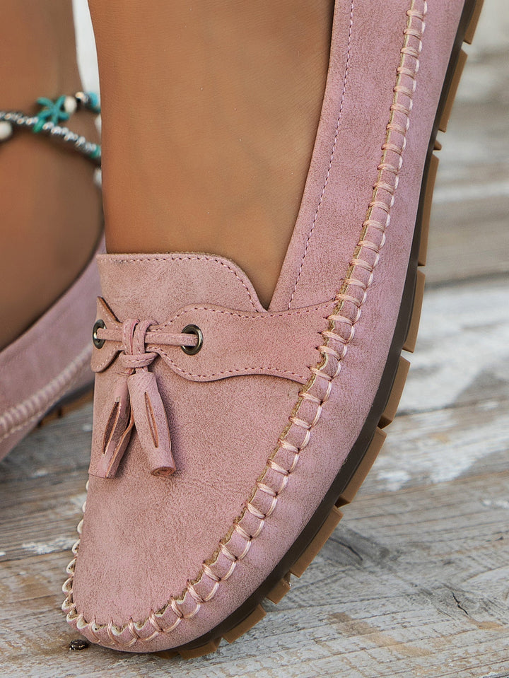 Mokassins für Damen - Bequeme Halbschuhe mit Fußbett für Sommer