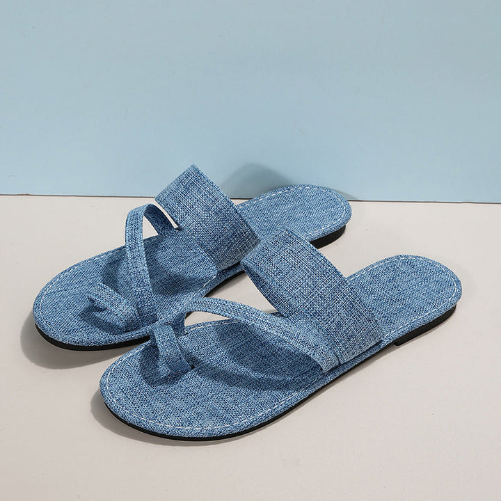 Emma Denim Sandaletten | Casual Beach sandalen damen bequem
