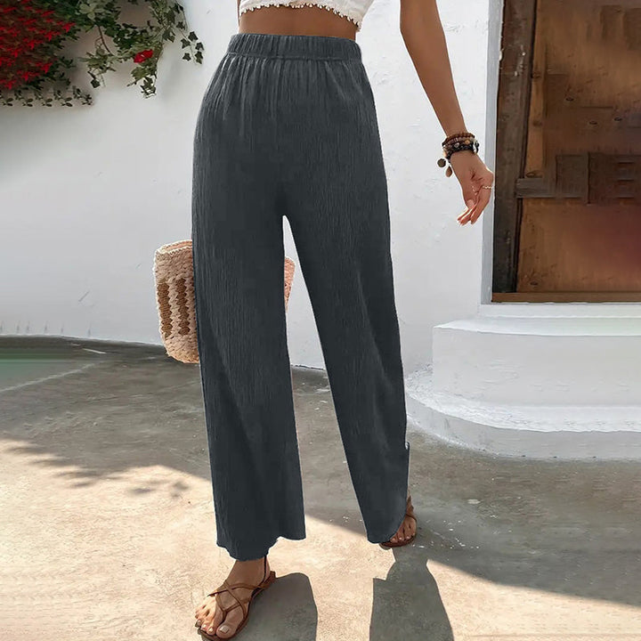 Fiona Sommerhosen | Elegante luftige sommerhosen damen mit weitem Bein