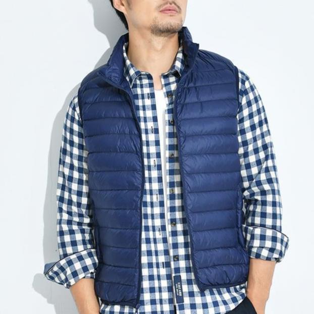 Weste für Herren - Leichte wattierte Übergangsjacke für den Sommer
