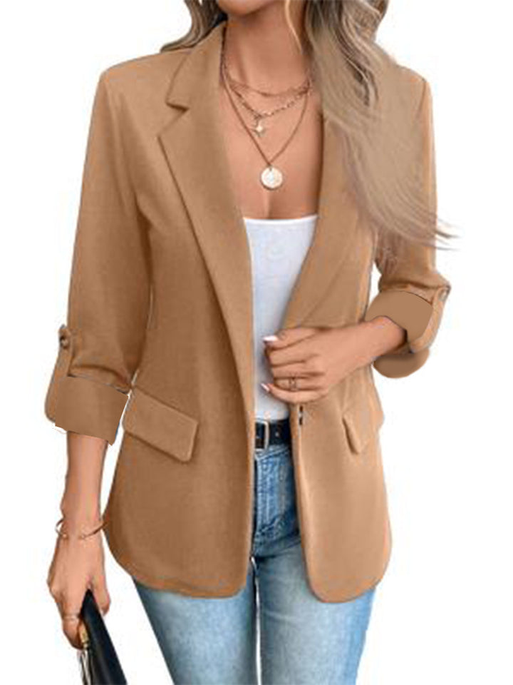 Blazer für Damen – Elegante lange Übergangsjacke