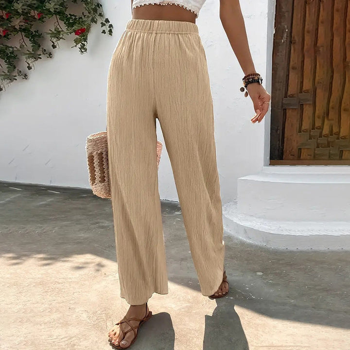 Fiona Sommerhosen | Elegante luftige sommerhosen damen mit weitem Bein