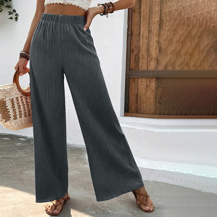 Fiona Sommerhosen | Elegante luftige sommerhosen damen mit weitem Bein