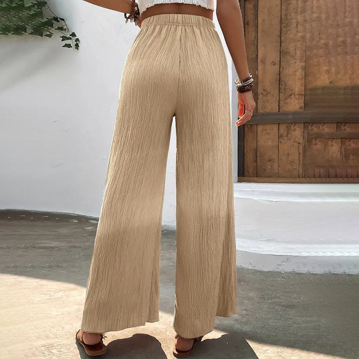 Fiona Sommerhosen | Elegante luftige sommerhosen damen mit weitem Bein