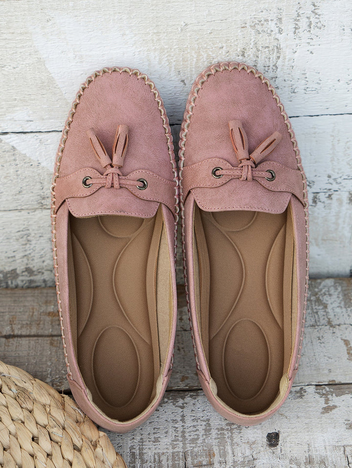Mokassins für Damen - Bequeme Halbschuhe mit Fußbett für Sommer