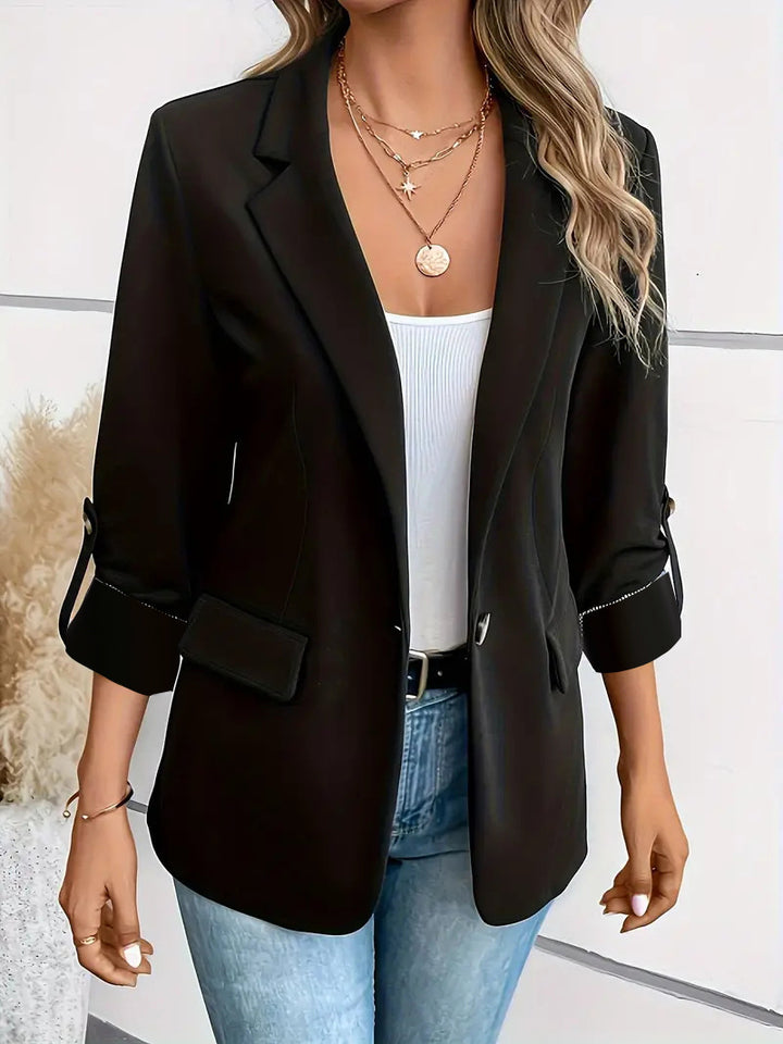 Blazer für Damen – Elegante lange Übergangsjacke