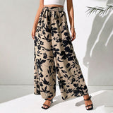 Bersha Floral Pants | Boho luftige sommerhosen damen