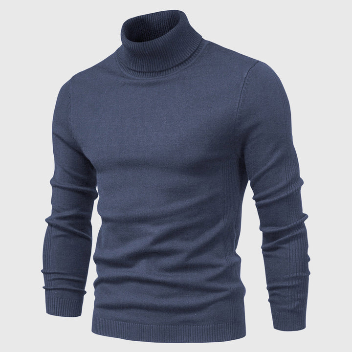 Rollkragenpullover für den Herbst - Hochwertiger waschbarer Pullover für Herren
