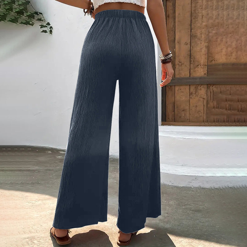 Fiona Sommerhosen | Elegante luftige sommerhosen damen mit weitem Bein