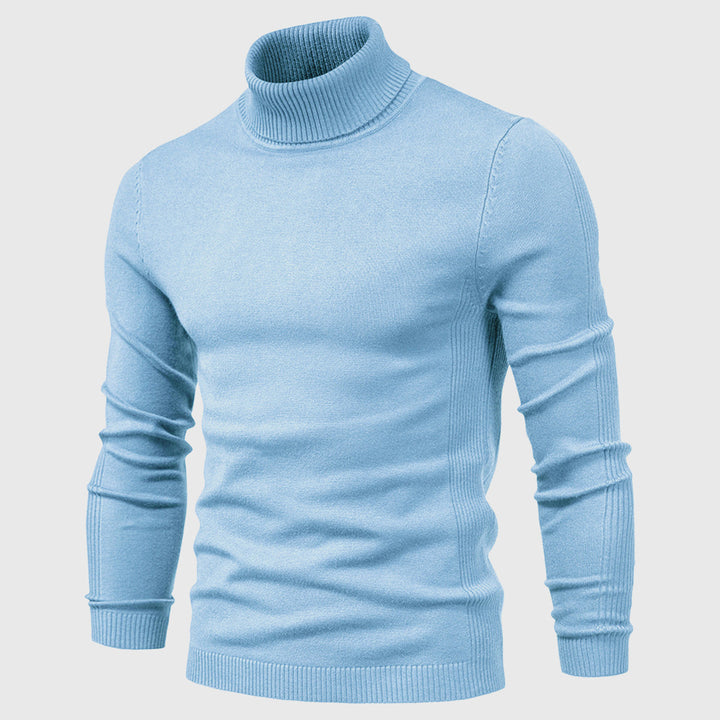 Rollkragenpullover für den Herbst - Hochwertiger waschbarer Pullover für Herren