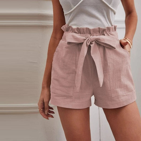 Kika Baumwoll-Leinen-Shorts | Lässige bermudas damen