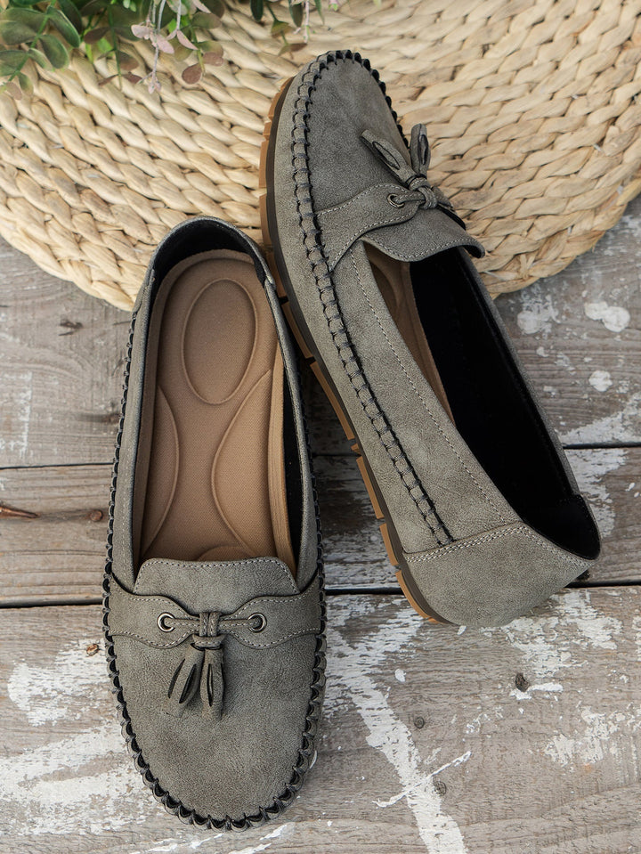 Mokassins für Damen - Bequeme Halbschuhe mit Fußbett für Sommer
