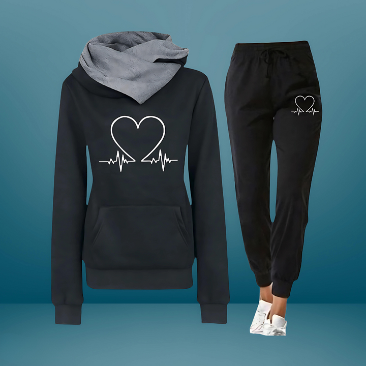Sportbekleidungsset für Damen - Luftige Zweiteiliger Jogginganzug für Zuhause