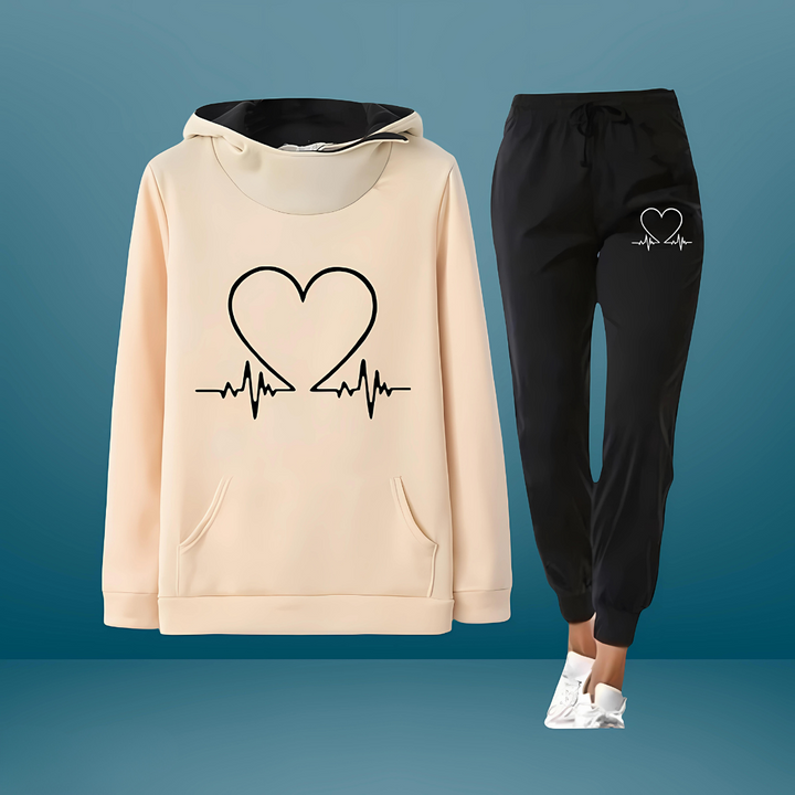 Sportbekleidungsset für Damen - Luftige Zweiteiliger Jogginganzug für Zuhause